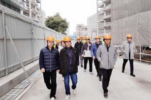 一線指導 錨定目標 實干篤行勇向前——集團領導視察奉發鳴谷項目